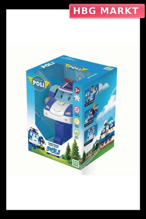 Mey İthalat® Robocar Poli Büyük Transforming Sesli Robot