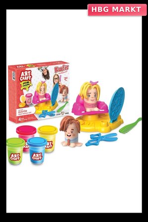Mey İthalat® 03458 KUAFÖR OYUN HAMUR SET