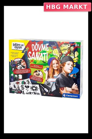 Mey İthalat® 64329 Dövme Sanatı - Bilim ve Oyun +8 yaş