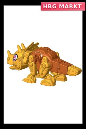 Mey İthalat® 75074 Robotik Laboratuvarı - Dinobot Triceratops +5 yaş