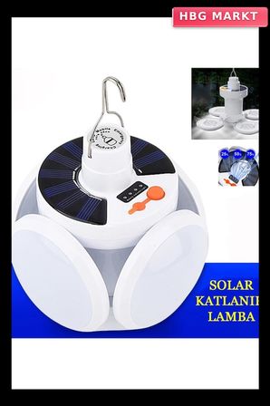 Solar 5 Kanatlı Kamp Lambası (5647)