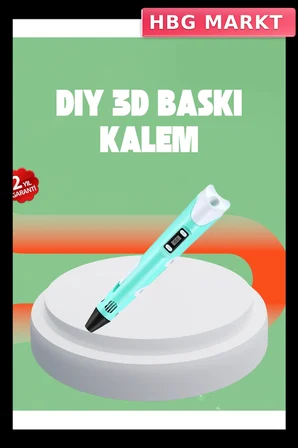 Mey İthalat® Üç Boyutlu 3D Yazıcı Kalem ABS ve PLA Uyumlu