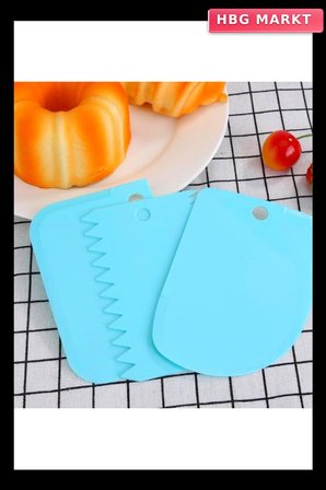Pasta Hamur Şekillendirici Spatula Kesici Kazıyıcı Dekoratör Set