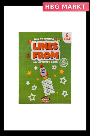 Mey İthalat® Lines From My Activity Book 6 Yaş