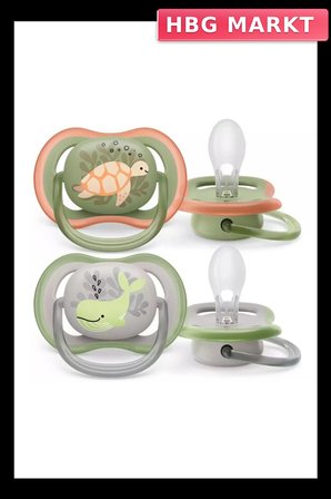 Mey İthalat®   Ultra Air Emzik 6-18 Ay Erkek