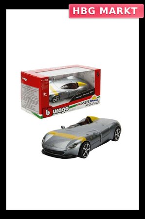 Mey İthalat® 36000 Burago Race Play 1:43 Model Arabalar -