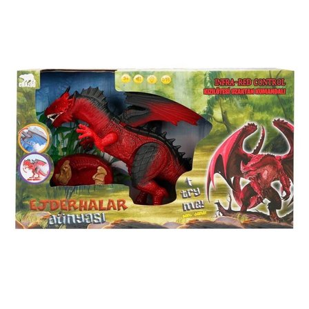 Mey İthalat® 36139 Uzaktan Kumandalı Sesli ve Işıklı Dragon