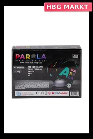 Mey İthalat® LC0143 Parola En Eğlenceli Bilgi Oyunu -