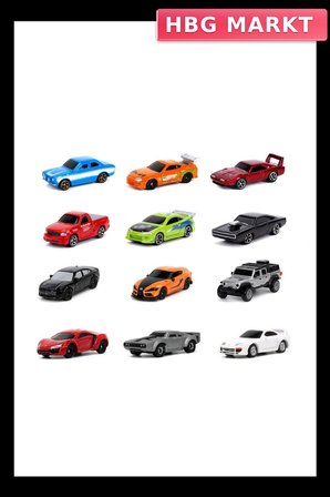 Mey İthalat®  253201008 Fast Furious Blind Nano Figür Sürpriz Paket