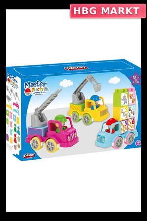 Mey İthalat® 03 609 Master Bloklar Eğitici Kamyon - Oyuncak