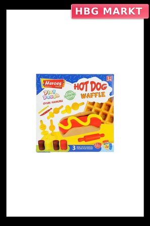 Mey İthalat® ERN-584 Orta Kutulu Burger Oyun Hamuru Seti  - Eren Oyuncak