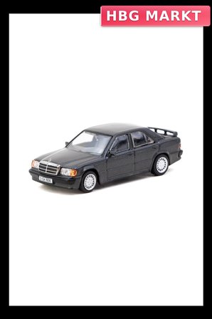 1/64 Ölçekli Model Araba 190 E 2.3-16 Blue-Black Metallic