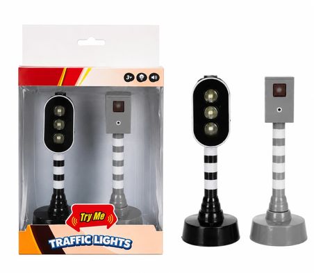 Mey İthalat® Sesli ve Işıklı Trafik Işık Seti 02551
