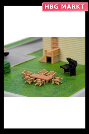 Eğitici Diorama Modelleme Seti Hızlı ve Öfkeli Nano Dom'un Evi