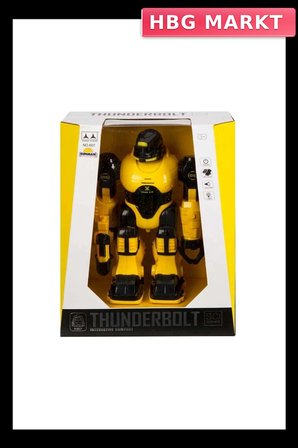 Mey İthalat®  Thunderbolt Sesli ve Işıklı Robot 25 cm