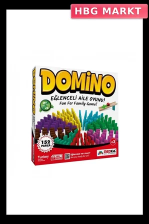 Mey İthalat® 4456 Renkli Ahşap Domino