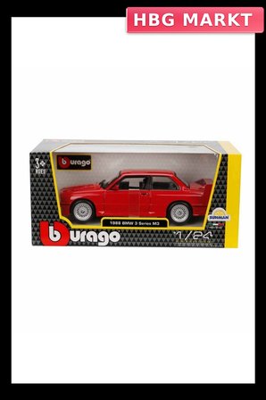 Mey İthalat®  Bburago 1:24 BMW M3 1988 Model Araba