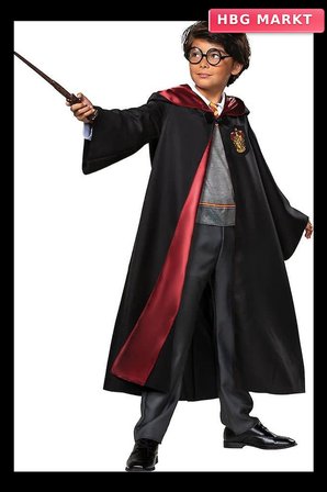 Harry Potter Gryffindor Cübbe Çocuk Boy Kostüm 5-6 Yaş