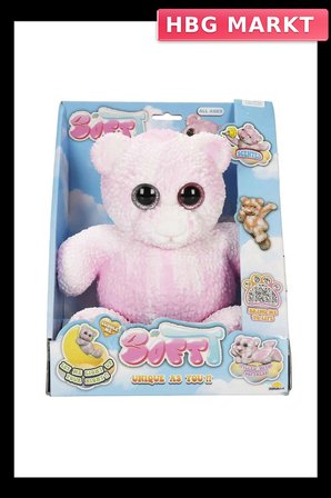 Mey İthalat® S01012331 FİGÜR SOFT BEAR DELUX KARAN PARLAYAN