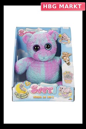 Mey İthalat® S01012331 FİGÜR SOFT BEAR DELUX KARAN PARLAYAN