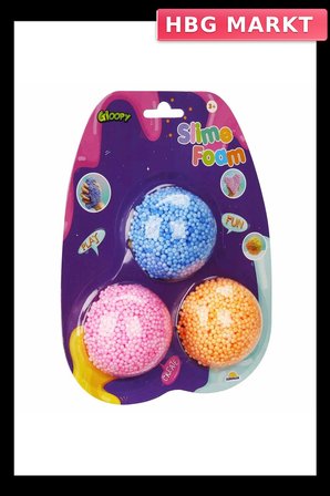 Eğitici Slime Köpük 3'lü Set 2,5gr El Yapımı Oyuncak