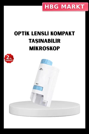 Mey İthalat® LED Işıklı Mikroskop 80X–200X Zoom Eğitici Bilim Seti ve Taşınabilir