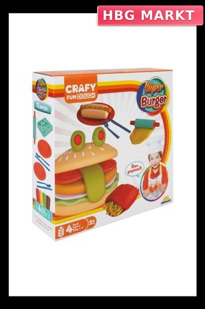 Mey İthalat® HAMUR SETİ KÇK SÜPER BURGER FAST FOOD 4X50