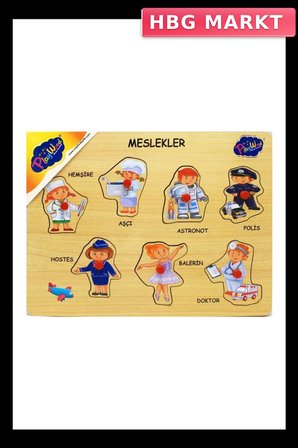 Mey İthalat® 163/164/165  Ahşap Tutmalı Meslekler