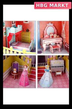 Mey İthalat® Peri Masalı Şatosu 3D Puzzle