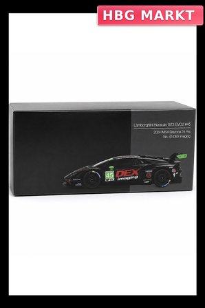 1/64 GT3 EVO2 No. 45 DEX Imaging 2024 IMSA Daytona Yarış Arabası Modeli