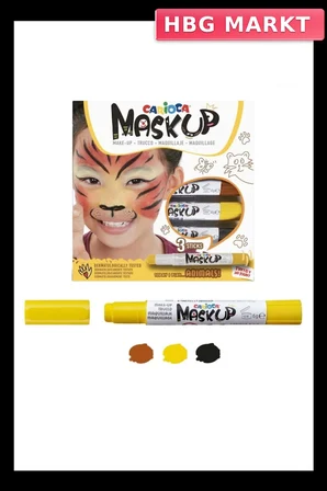 Mey İthalat®  Mask Up Yüz Boyası 3 Renk Animals