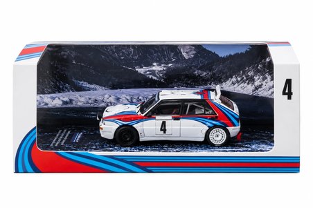 Mey İthalat® 1/64 Model Araç HF Integrale Monte Carlo Rally 1992 #04 Winner Didier Auriol / Bernard Occelli