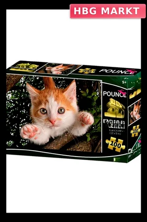 Kedi Pençesi Puzzle 100 Parça Eğitici Çocuk Yapbozu
