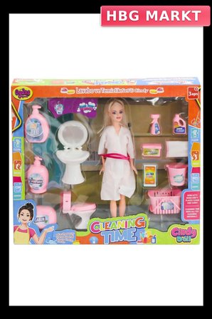 Mey İthalat® 02452 Bebek Lavabo ve Temizlik Seti  -Oydaş Oyuncak