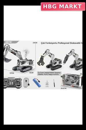 Mey İthalat® 4D-E3 METAL DEĞİŞEBİLEN 3 BAŞLIKLI DUMAN ATAN İŞ MAKİNASI