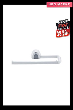 Kağıt Havlu Asacak Beyaz Plastik Yapışkanlı Duvar Monteli