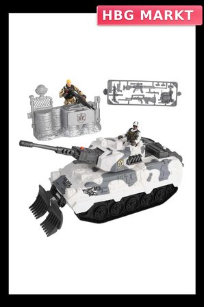 Mey İthalat® Sesli ve Işıklı Soldier Force Kar Tankı Oyun Seti