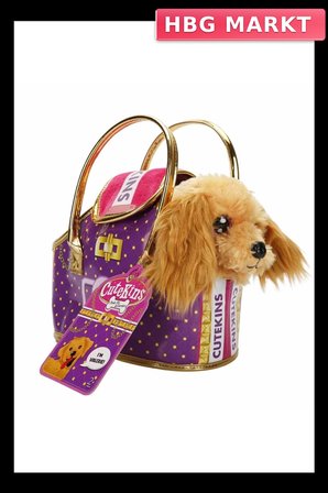 Mey İthalat® Taşıma Çantalı Peluş Köpek