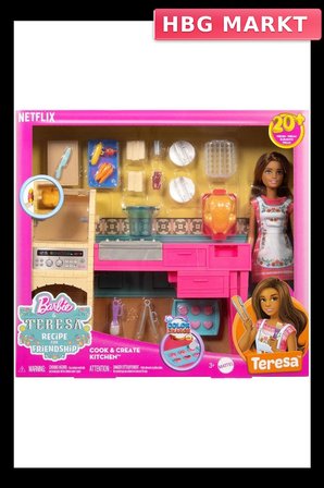 Mey İthalat® JCT06 Teresa ve Mutfağı Oyun Seti -  and Teresa Recipe for Friendship
