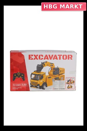 Mey İthalat® 93315 ŞARJLI KUMANDALI 9 KANALLI İŞ MAKİNESİ