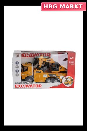 Mey İthalat® 93315 ŞARJLI KUMANDALI 9 KANALLI İŞ MAKİNESİ