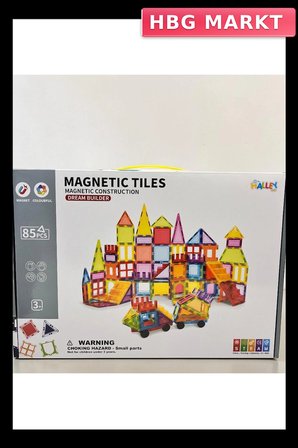 Mey İthalat® SH40762 85 PARÇA MAGNET STAN. SERİ RENKLİ BLOK