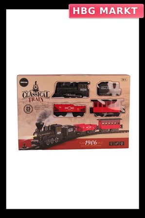 Mey İthalat® 622B BUHARLI SESLİ IŞIKLI TREN SETİ