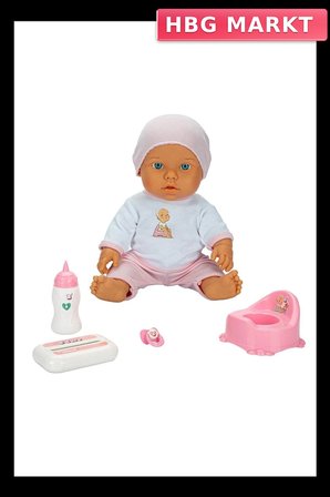 Mey İthalat® 1030141 Sesli Tuvalet Zamanı Bebek Seti 32 cm -