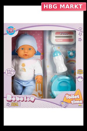 Mey İthalat® 1030141 Sesli Tuvalet Zamanı Bebek Seti 32 cm -