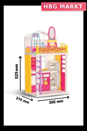 Mey İthalat® Linda'nın 2 Katlı Ev Seti
