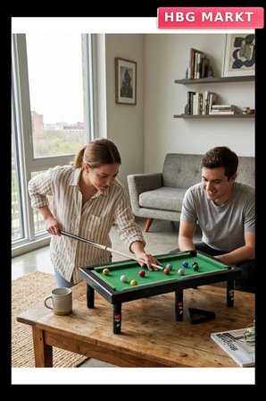 Mini Bilardo Masası Oyuncak Seti 5+ Yaş Eğitici Masa Oyunu