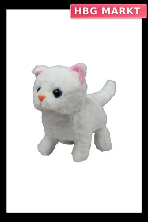 Sesli ve Hareketli Peluş Evcil Kedi Oyuncak