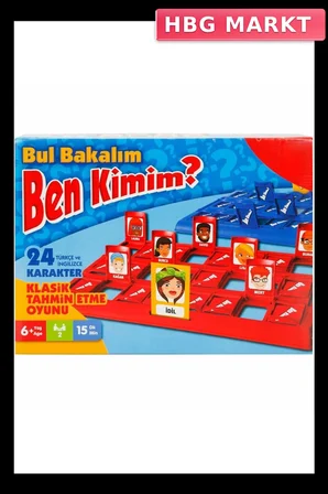 Eğitici Kart Oyunu Bul Bakalım Ben Kimim 1 Adet