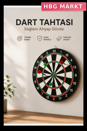 17 İnç Dart Tahtası: Ev İçin Eğlenceli ve Rekabetçi Oyun